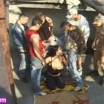(Gangbang Público Morena) Doble Penetración al Aire Libre